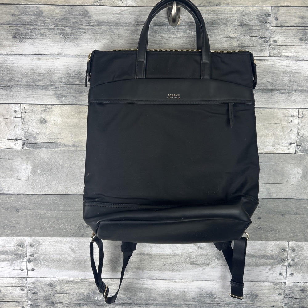 Targus 15'' Newport Convertible 2-in-1 Tote/Backpack, Black